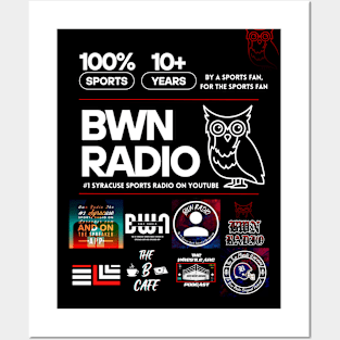 Bwn Radio Through the Years design Posters and Art